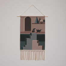 批发纯色马卡龙色系家用车载纸巾套素色饭店抽纸袋轻便桌面纸巾盒详情4