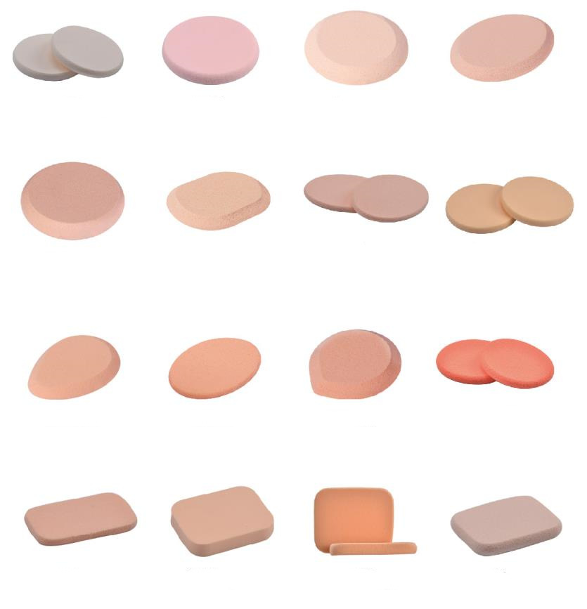 Customized hydrophilic non-latex small house jelly beauty powder puff, super soft, non-powdering, dry and wet dual-purpose sponge powder puff pic 9