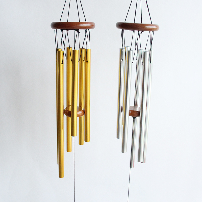 欧式跨境26寸同情6管风铃金属铝管挂饰家居庭院装饰阳台情侣礼物详情5