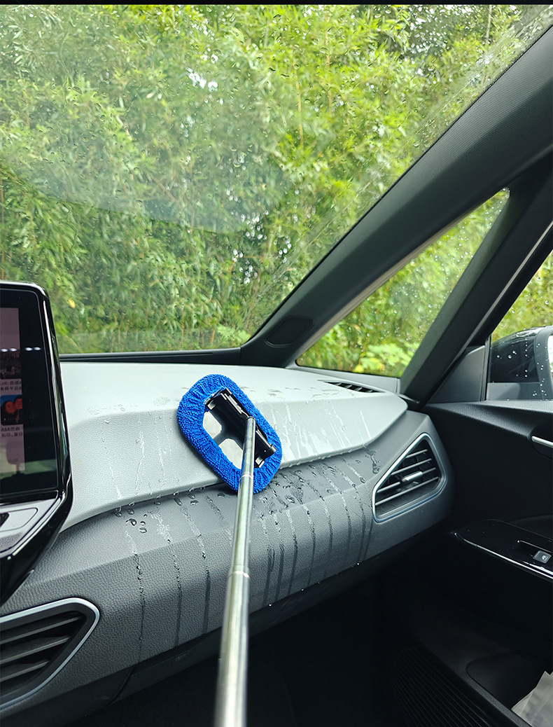 汽车后视镜刮水器不锈钢刮水板多功能玻璃清洁刷车用伸缩雨刮器详情7