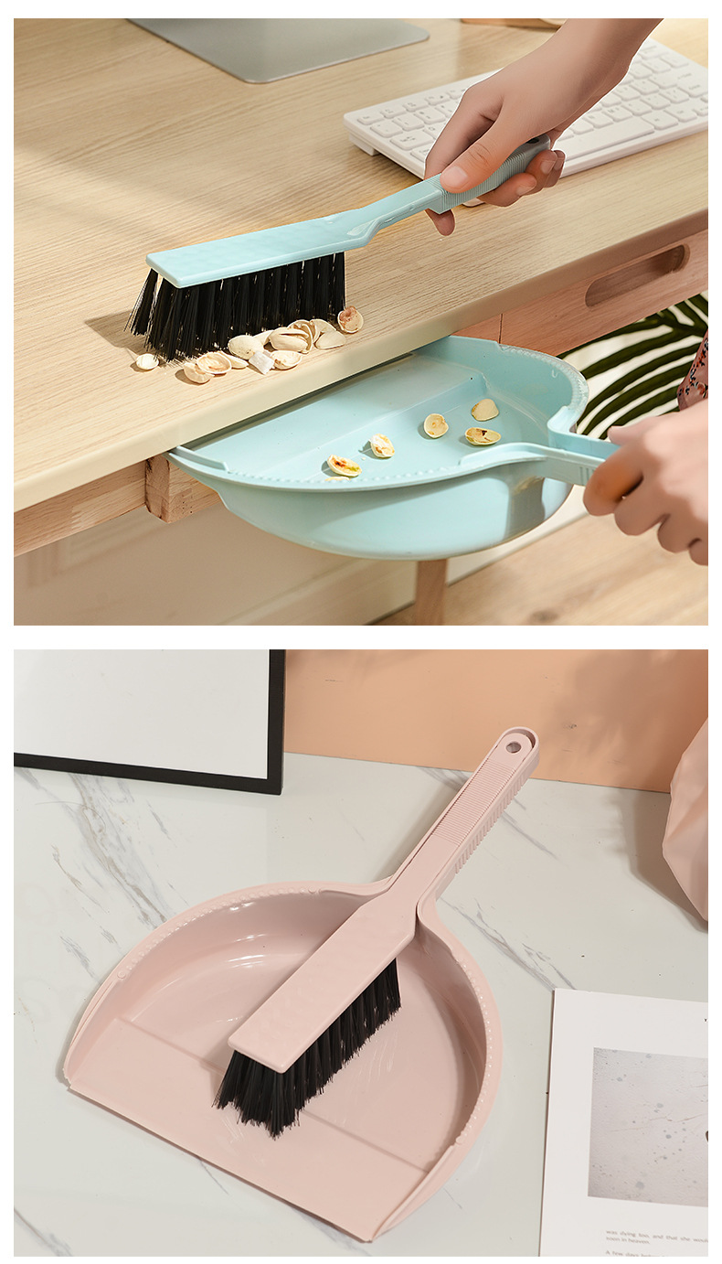 G364厂家直批马卡龙色畚斗刷套装 桌面扫套装 大号簸箕扫套装桌面清理详情23