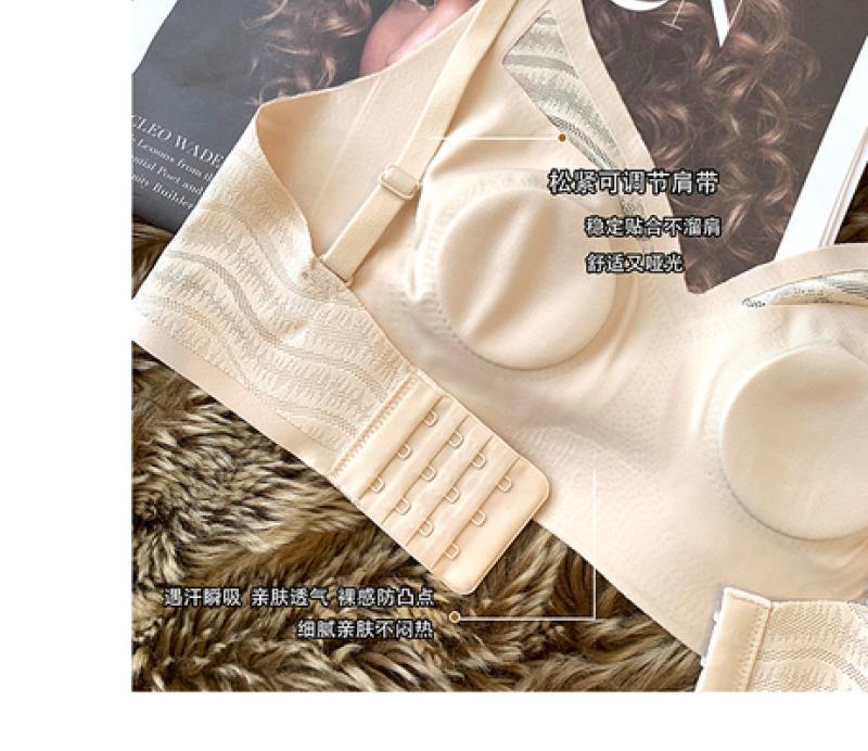 兔耳朵性感轻薄款内衣女大胸显小透气聚拢收副乳无钢圈防下垂文胸详情22