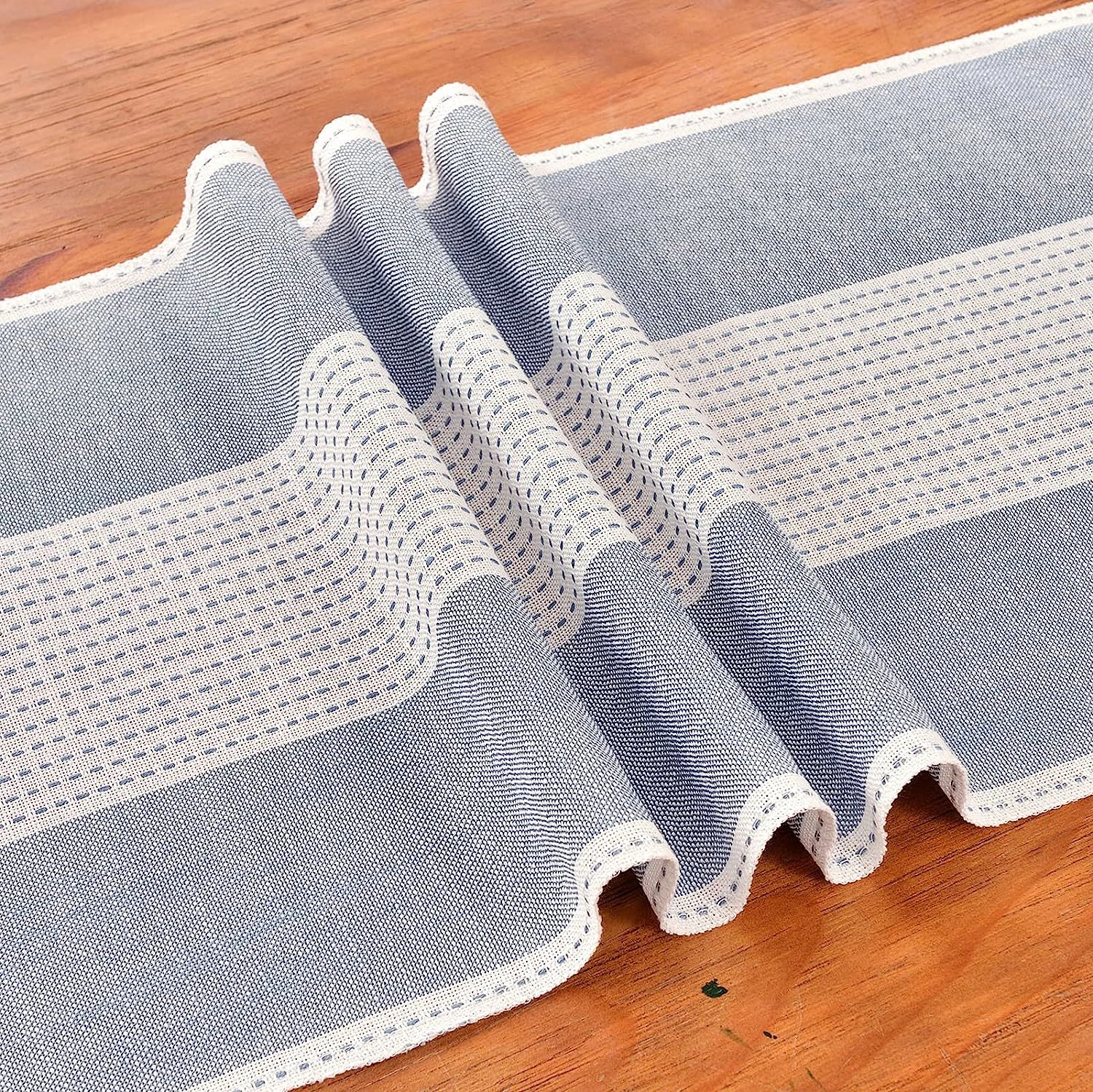 Cross-border factory direct supply table flags, American color-blocked striped tablecloths, Nordic coffee tables, long bed flags, shoe cabinet flags, tea flags pic 22