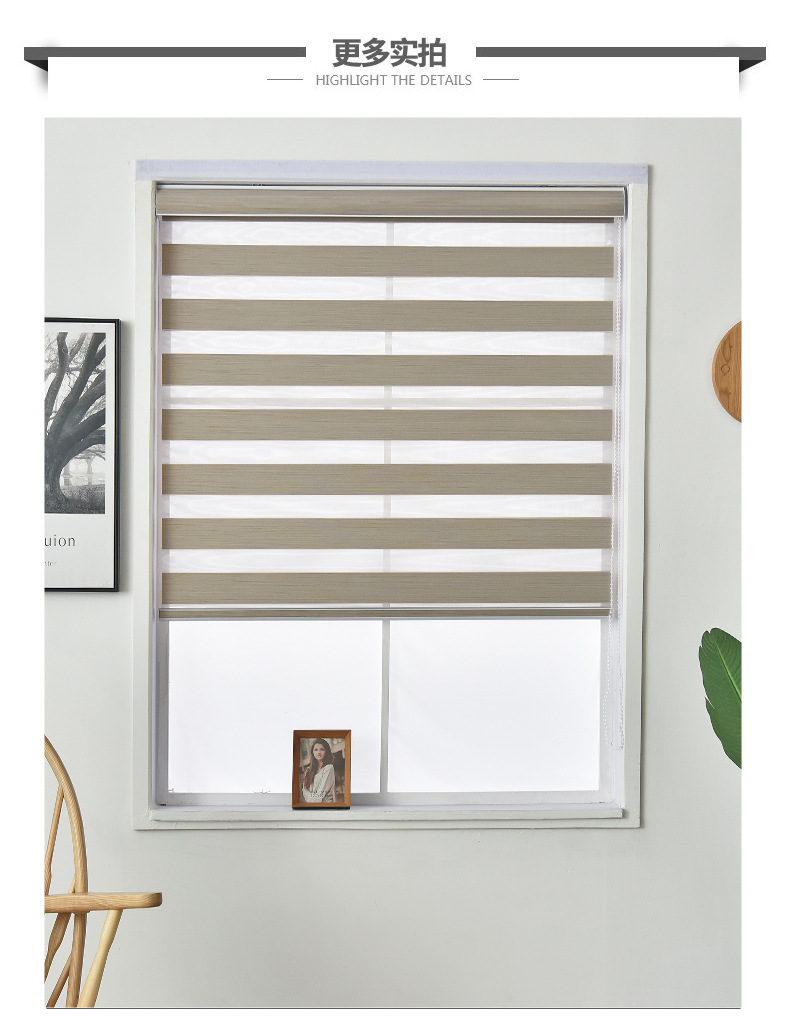 New product launch: Office, bathroom, living room, bedroom shading blinds, waterproof and dustproof soft gauze curtains manufacturer wholesale pic 12