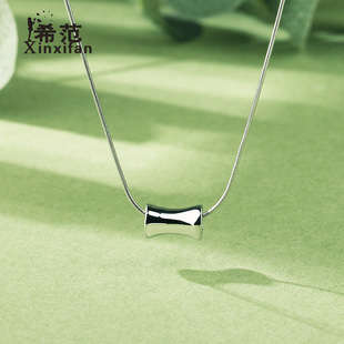 925纯银单珍珠碎银子手链项链女不规则方块手串复古法式超闪INS风详情9