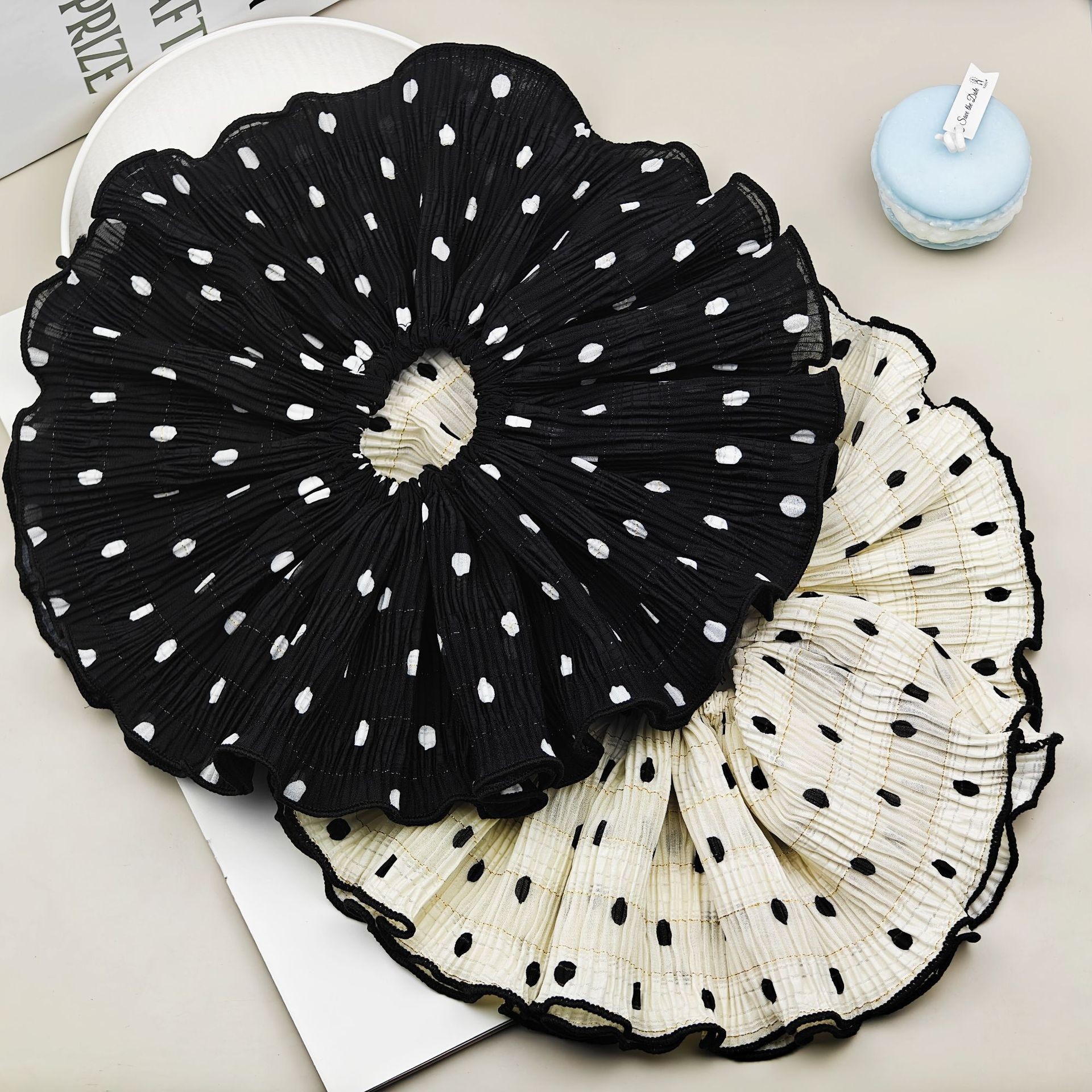 Korean-style large intestine hair band for women, high-end look, high appearance level, ins school style hair band, sweet style, fashionable rubber band hair accessory pic 34