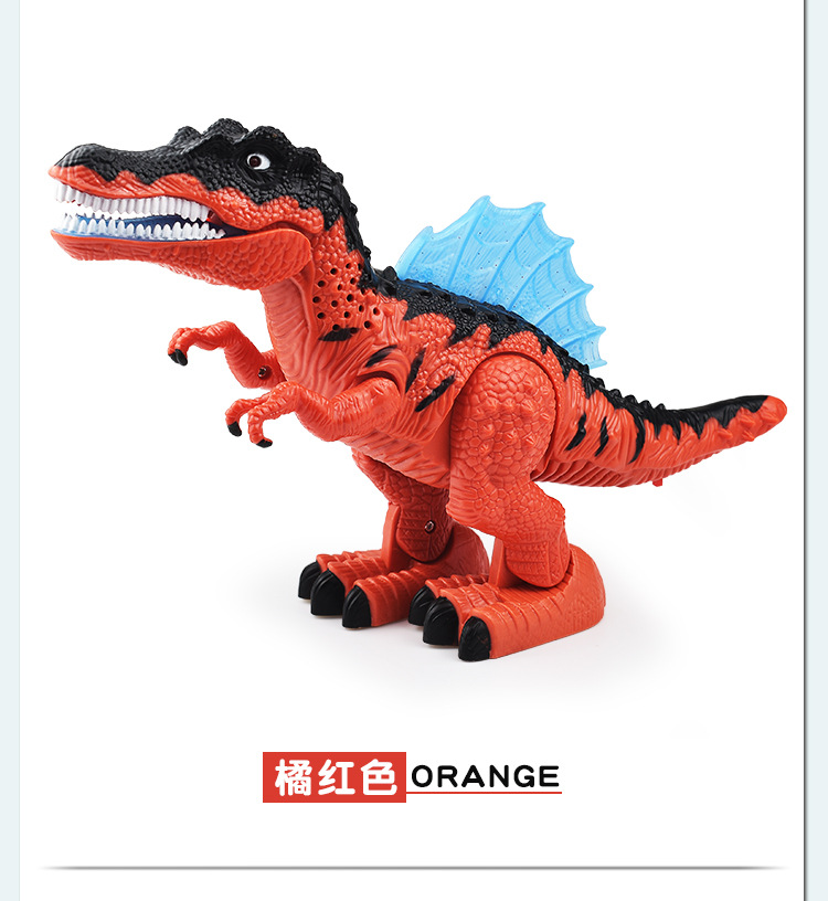 Walking, sound-emitting, illuminated, electric dinosaur toys, simulated Tyrannosaurus rex animal models, wholesale birthday gifts for children pic 15