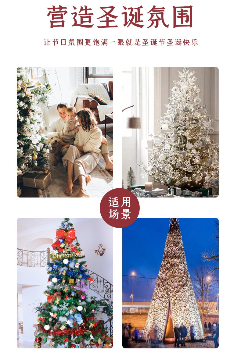圣诞装饰球电镀塑料球3468CM桶装圣诞球商场吊顶圣诞树挂件吊饰球 pic 7