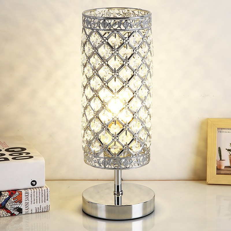 水晶台灯钻石玫瑰台灯USB充电LED床头卧室氛围灯详情6