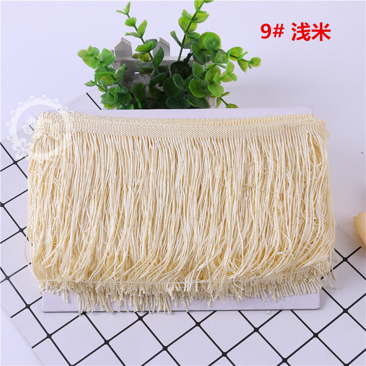 DIY stage costume accessories: Latin dance lace, tassel lace, polyester ribbon, 15CM, factory direct sales, 1 webbing pic 31