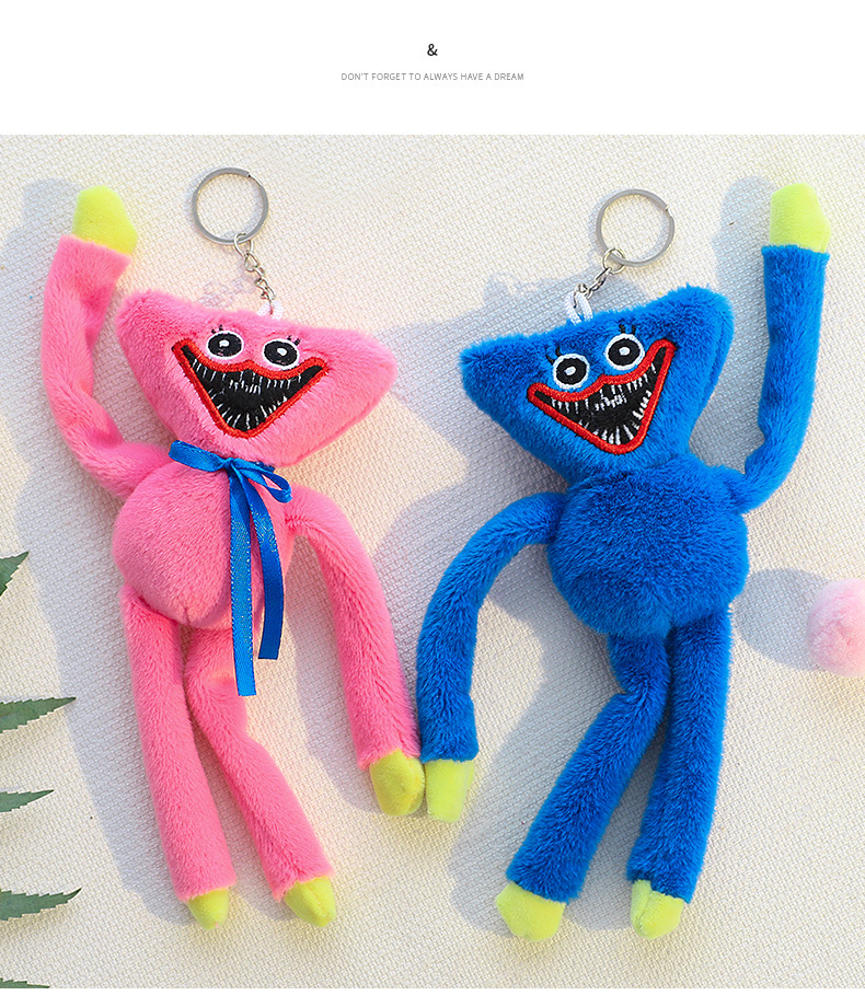 大蓝猫波比的游戏时间周边玩偶香肠怪公仔红蓝怪娃娃蓝魔毛绒玩具详情12