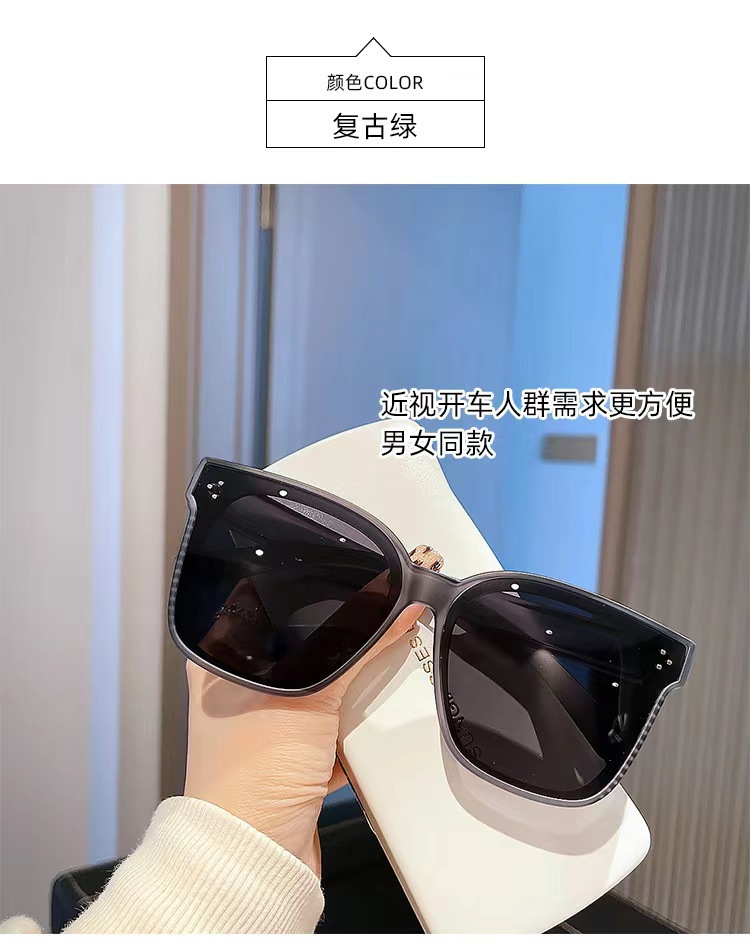 近视眼镜套镜太阳眼镜男女款潮偏光防紫外线近视眼墨镜开车套镜详情4