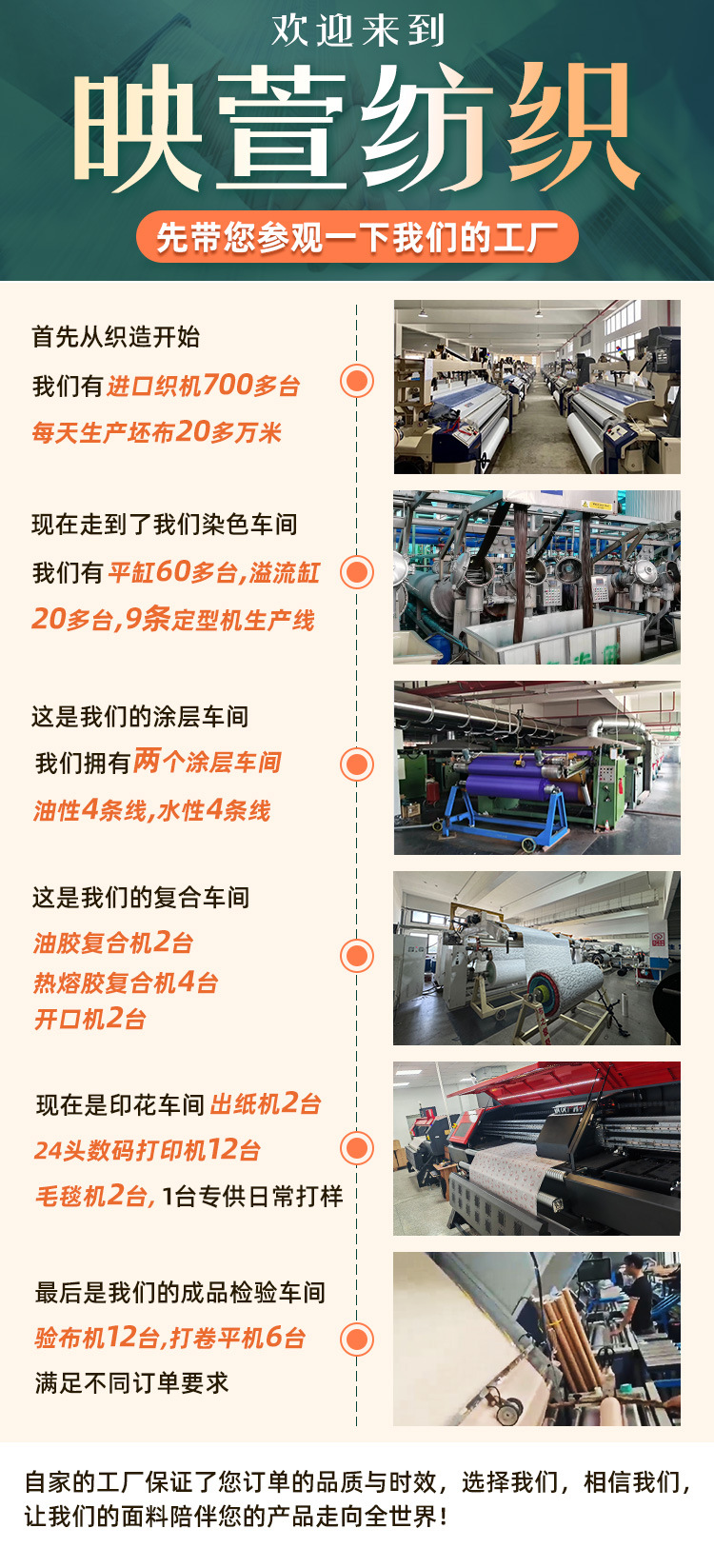 涤纶300d600d牛津布弹丝长丝染色印花防水pu压延pvc面料用于箱包详情1