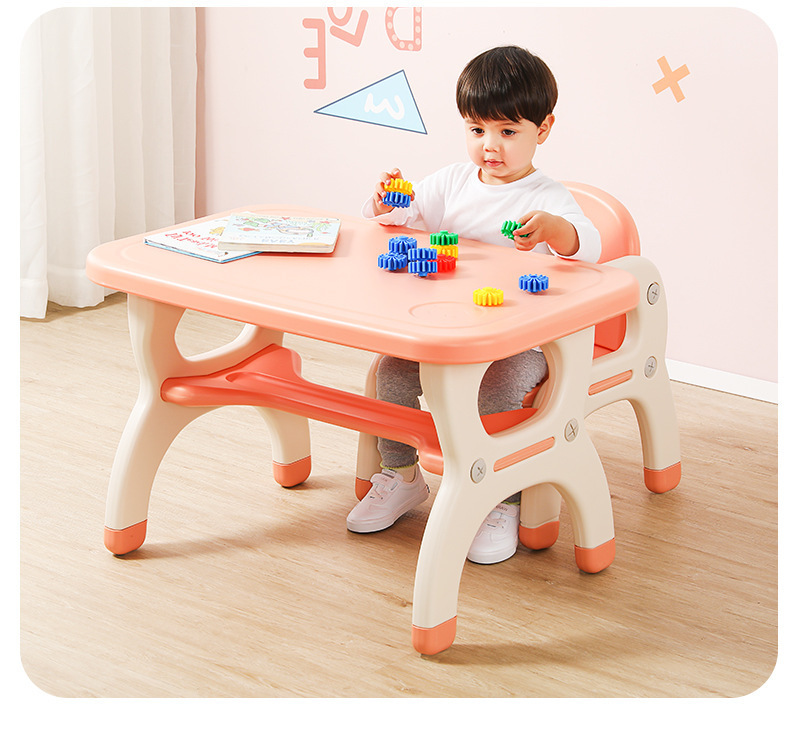 儿童学习桌桌椅套装幼儿写字桌家用塑料儿童椅儿童凳子幼儿园椅子详情19