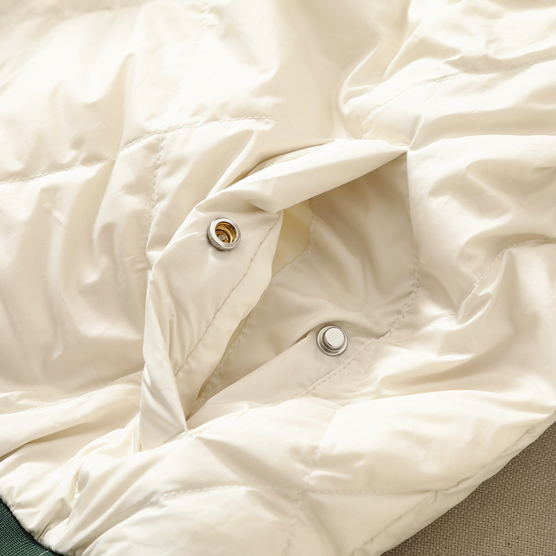 BO家原厂元单 轻薄同款秋冬保暖棒球领款式情侣男士羽绒服详情28