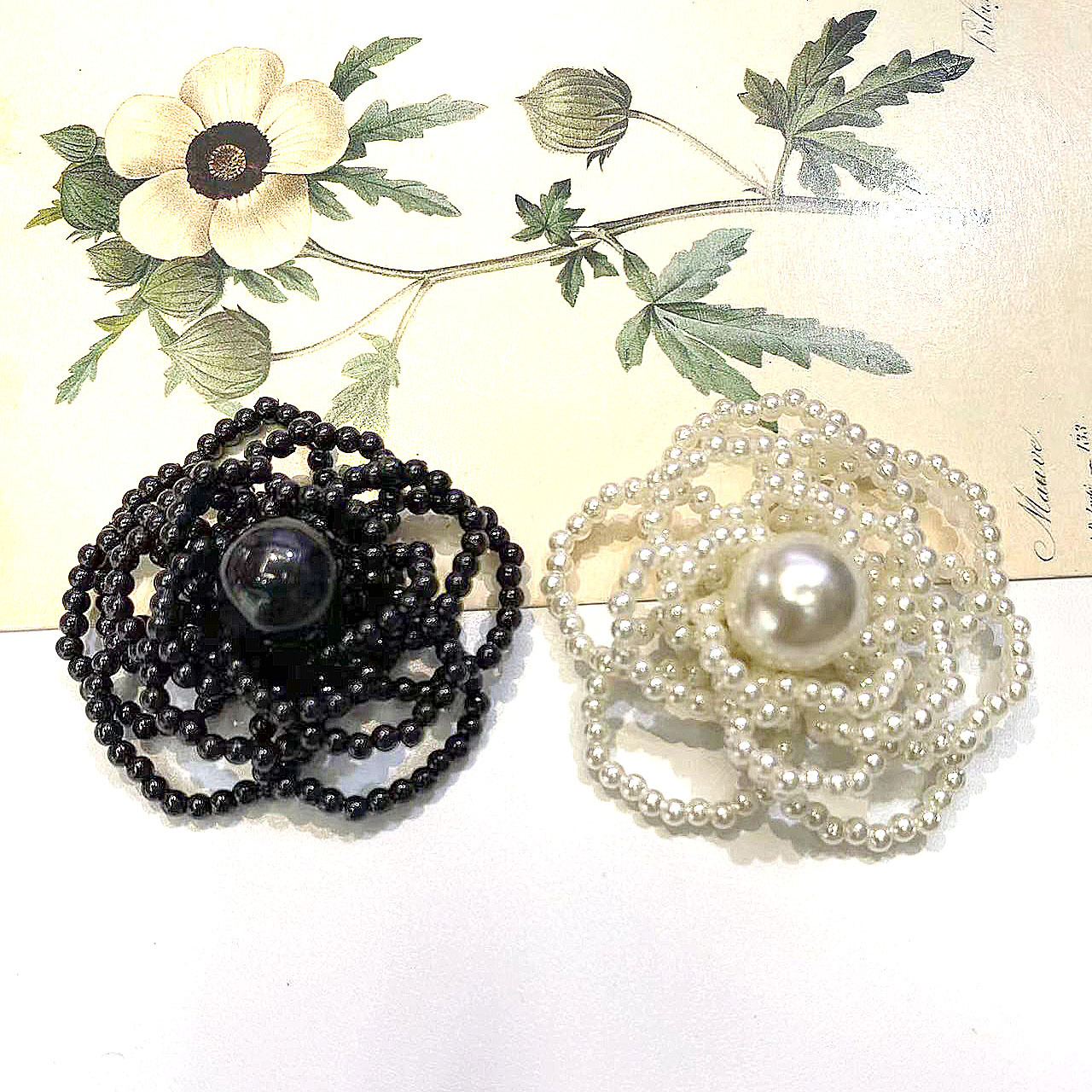 韩版山茶花手工串珠配件辅料发饰头饰鞋帽服饰辅料配件厂家直销批详情8