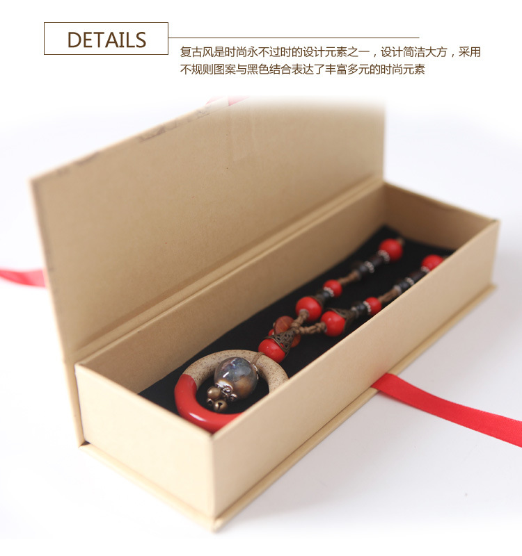 Custom-made long sweater chains, hairpins, gift packaging, makeup mirrors, necklaces, bracelets and packaging boxes from the manufacturer are sold at cost price pic 6