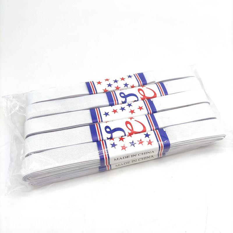 Wholesale of new household elastic bands in black and white with textile accessories and widened flat elastic bands pic 10