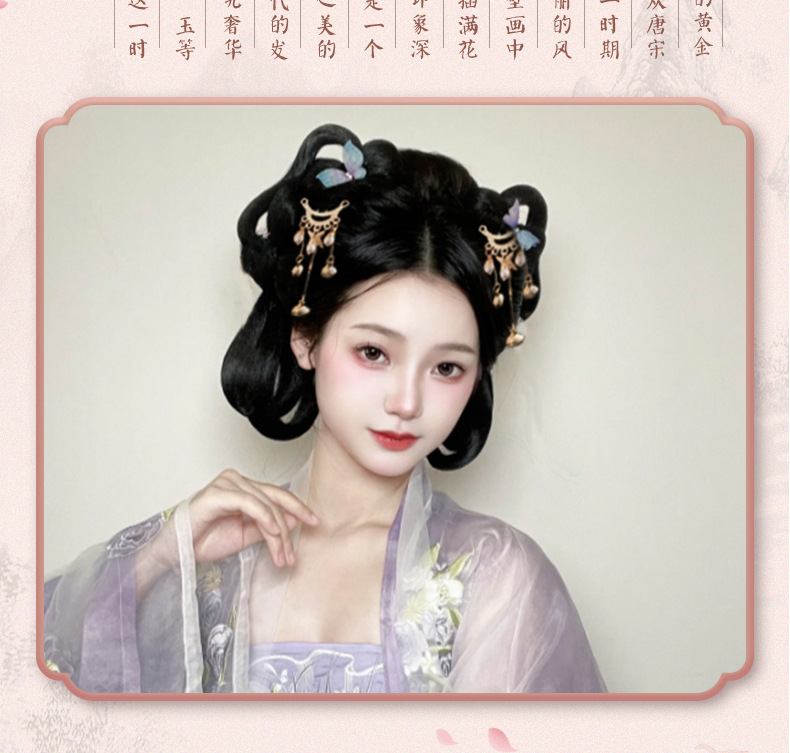 Ancient-style Hanfu tassel hairpins for women, high-end Chinese-style hairpins and headwear, new ancient-style hairpins, modern, simple and classical pic 3