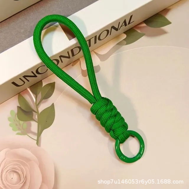 夺甲 TOLKA品牌编织手机挂绳糖果色迷你可拆打结钥匙扣短绳批发商详情11