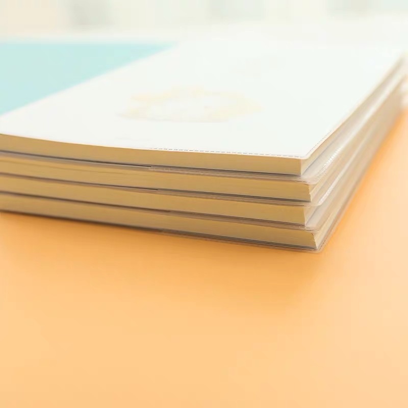 New transparent rubber-covered notebooks, notebooks, and stationery are available for wholesale at the two-yuan store pic 5
