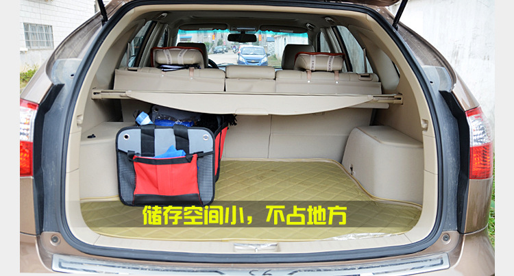 厂家直销汽车收纳箱黑色牛津布储物箱车用后备箱收纳包可定制logo详情66