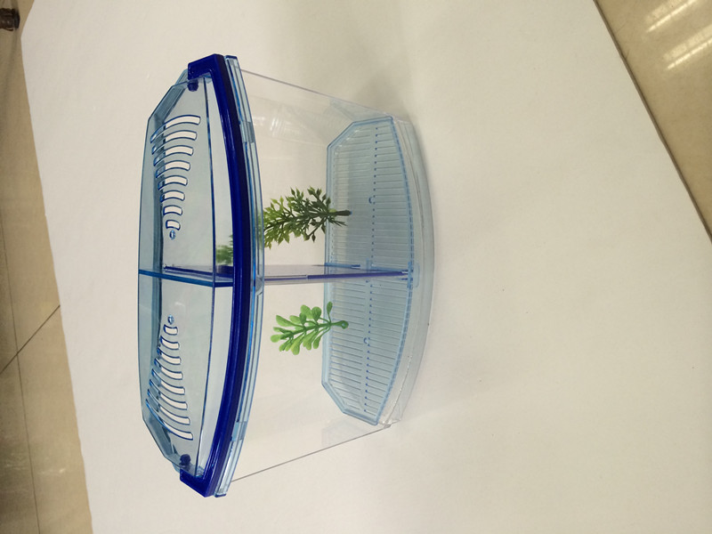 Wholesale supply of plastic fish tanks, betta cups, double-tank betta boxes, hatching boxes, and small pet turtle tanks pic 12