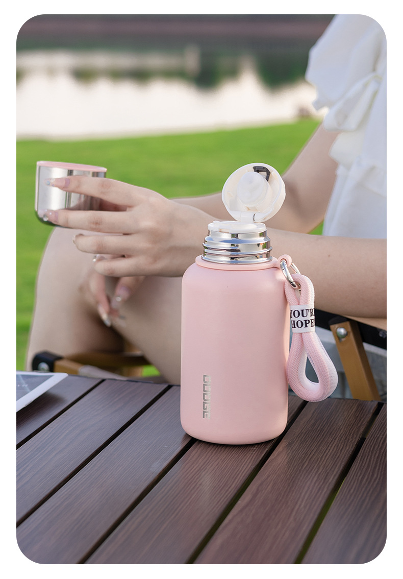 Xile Daoqi Easy Insulated Cup, large-capacity portable outdoor sports and fitness, student and office light luxury water cup pic 13