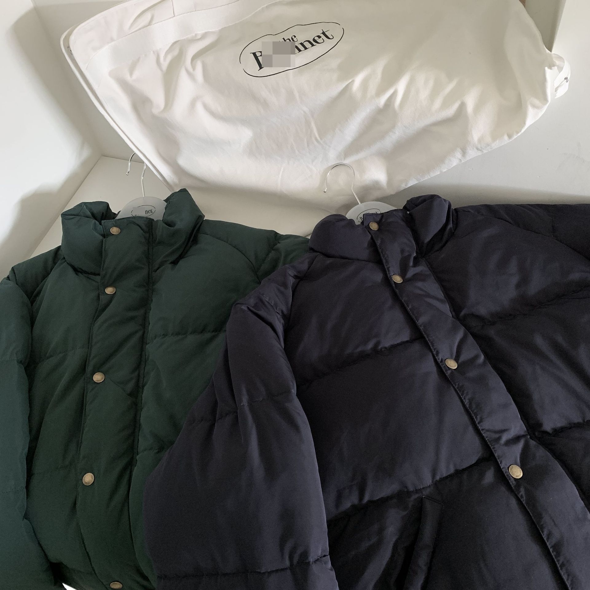 2022 Winter new style of Korean Dongdaemun th*bar*net stand-up collar 90 white duck down down jacket for women in stock pic 14