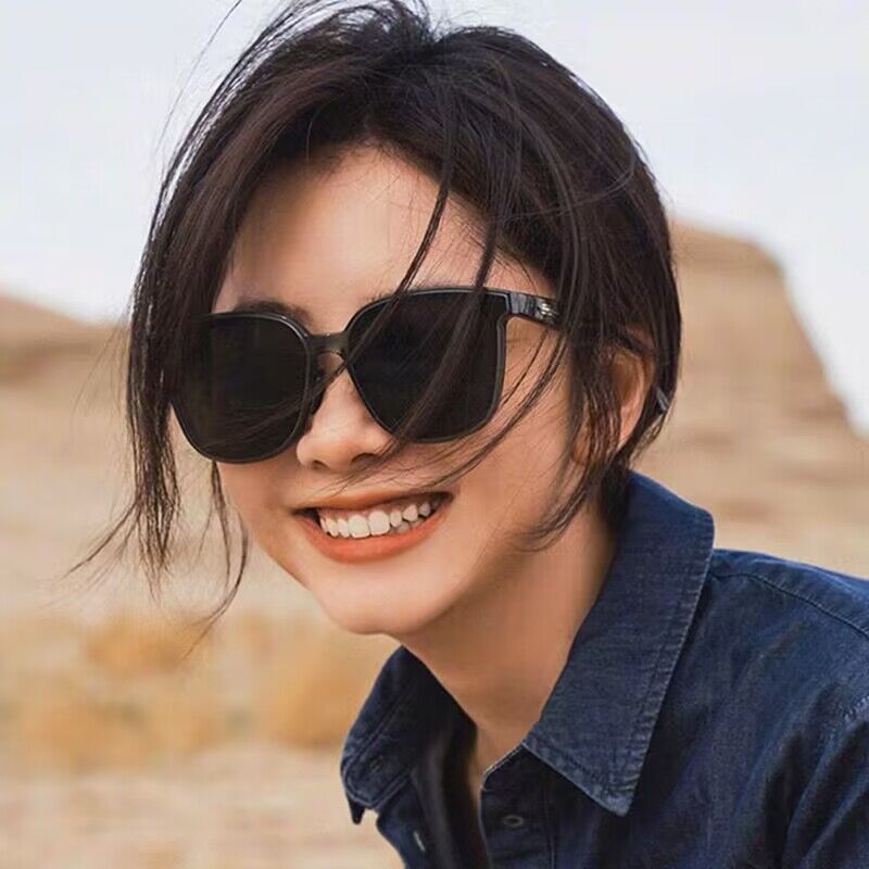 2024新款gm墨镜女高级感眼镜潮男款开车防紫外线太阳镜配近视度数详情2