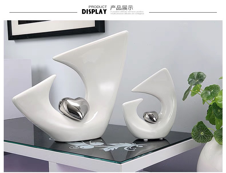 Chinagoods ceramic Ornaments modern wine cabinet Ornaments light luxury living room entrance hall office study simple home decorations ceramic Ornaments souvenirs pic 2