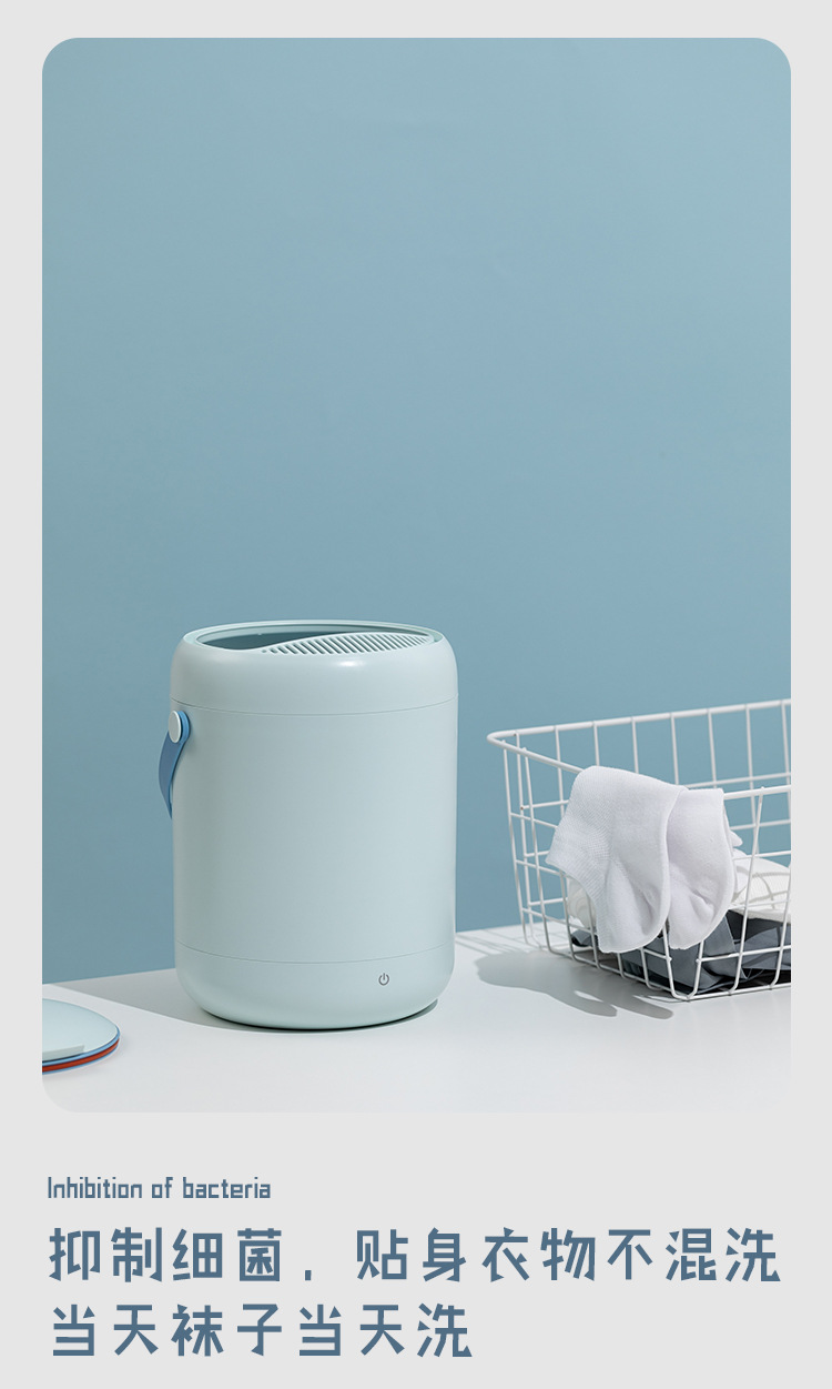 Home turbine sock washer, a smart, small and portable clothing cleaning wonder, a sock and small clothing washing machine pic 9