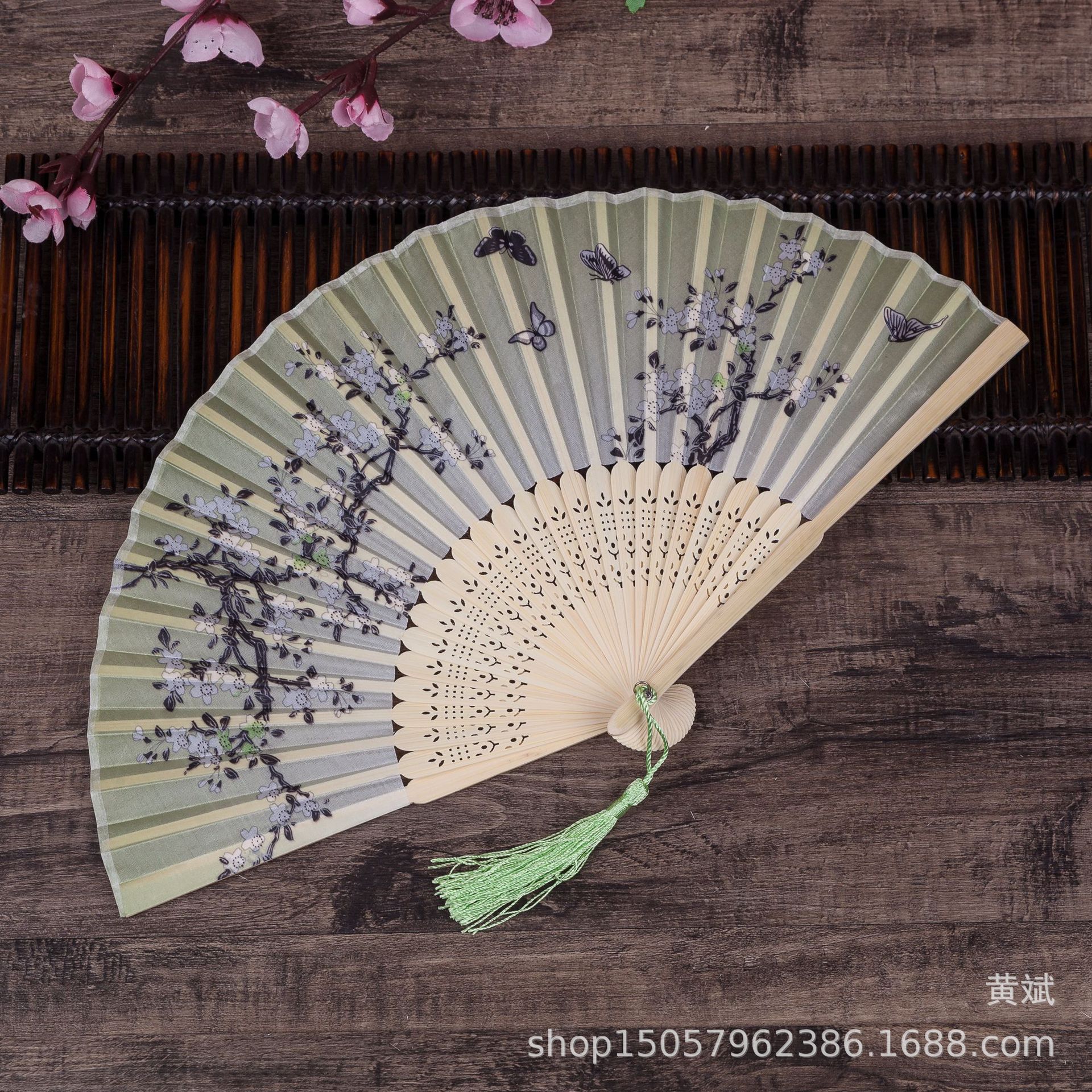 扇子折扇中国风舞蹈扇女夏季折叠扇古装日式小复古布古典古风折扇详情19