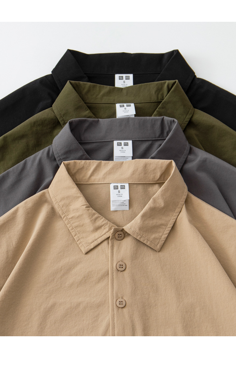 American quick-drying ice silk POLO shirt for men, summer YAMA STYLE mountain outdoor moisture-absorbing, breathable and cool short-sleeved T-shirt pic 12