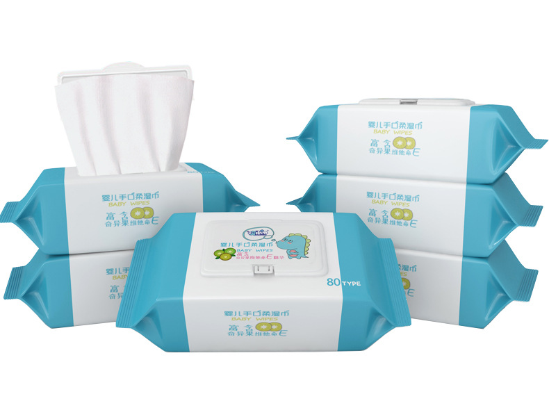 Baby wet wipes, 60 pieces for newborn babies, hand and mouth cleaning wet wipes, street wet wipes, household large packaging, 80S pic 13