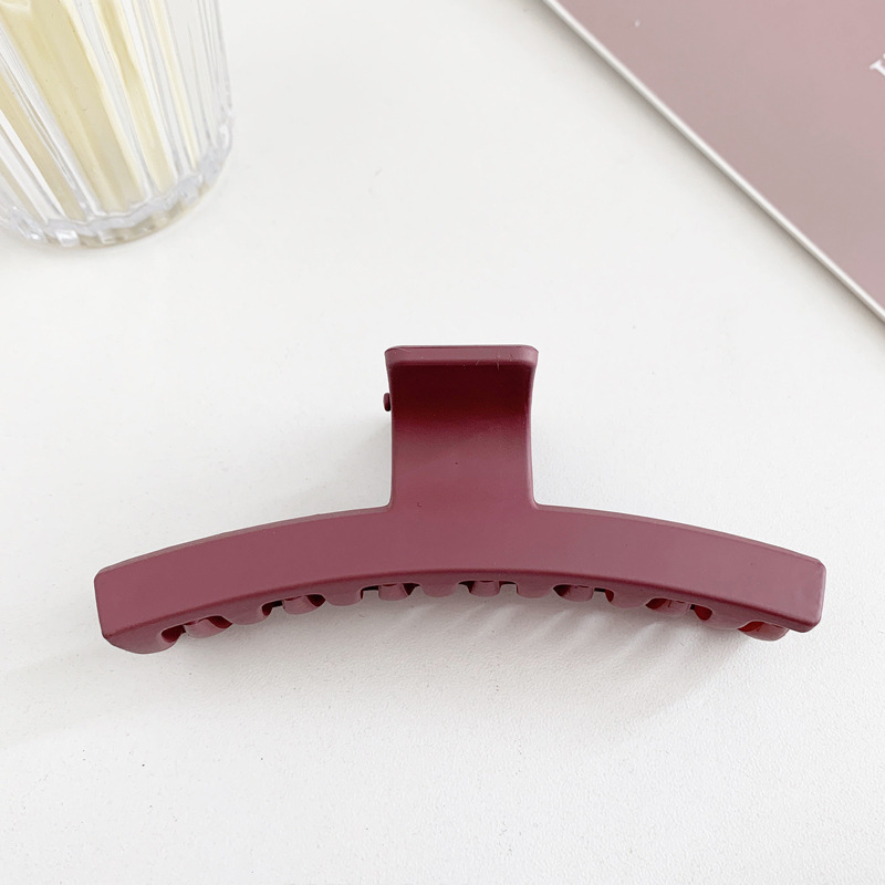 复古亚克力发夹盘发抓夹大号简约磨砂发卡女韩版后脑勺鲨鱼夹发抓详情21