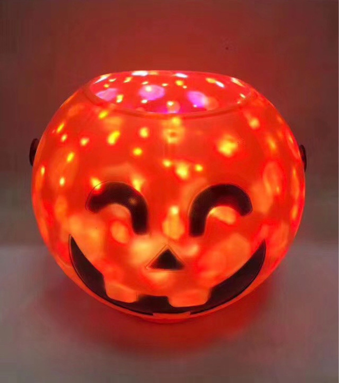 厂家直销 万圣节音乐手提南瓜灯满天星效果大开口万圣节场地详情5