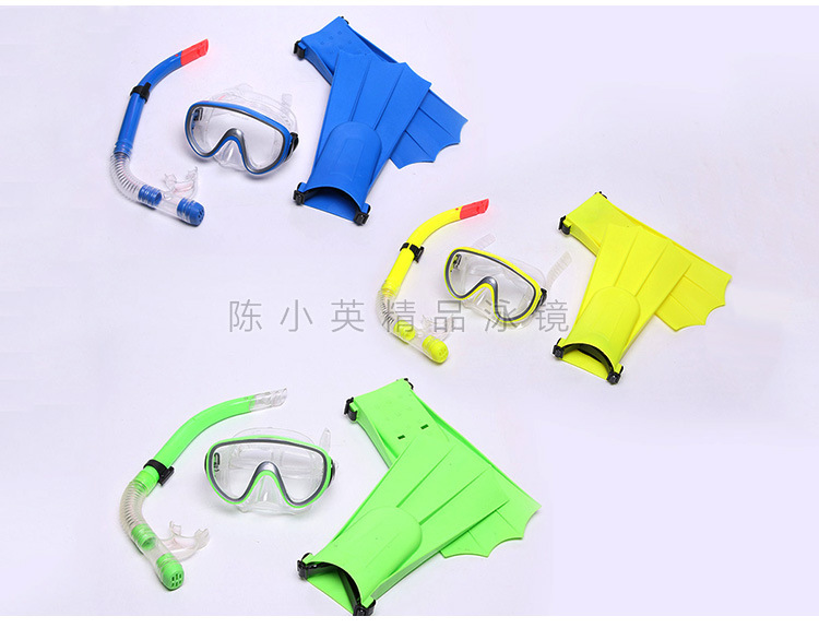 Factory direct sales of three treasures of snorkeling goggles, semi-dry breathing tube sets, and outdoor diving equipment wholesale pic 4
