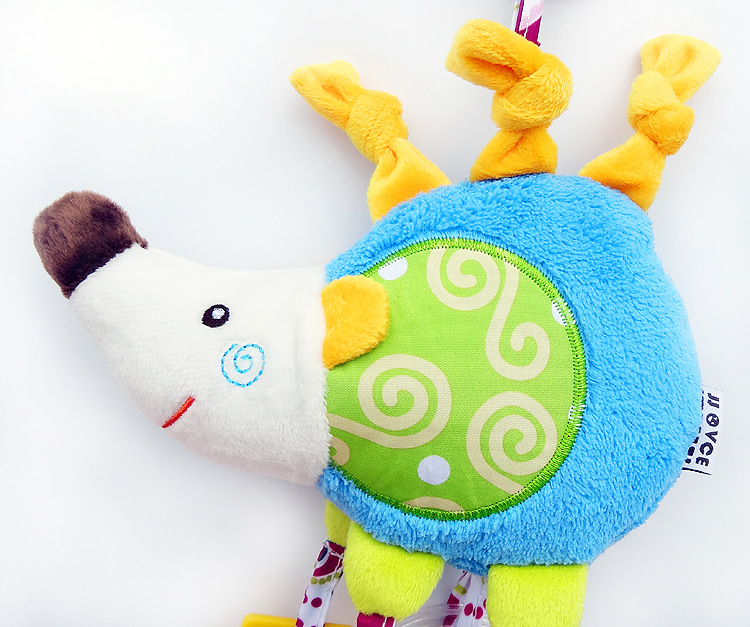 JJOVCE Baby Intelligence Soothing Doll, multi-functional animal bed bell, bed hanger, stroller hanger, baby cloth toy doll pic 33