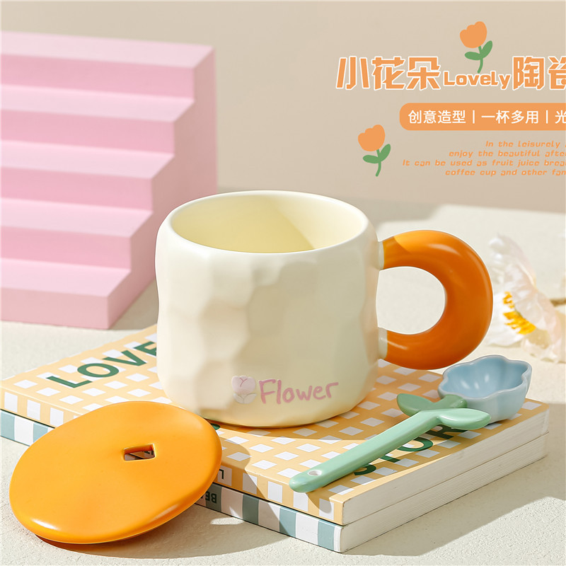 ins高颜值马克杯跨境陶瓷杯创意礼品水杯情侣咖啡杯家用牛奶杯详情4