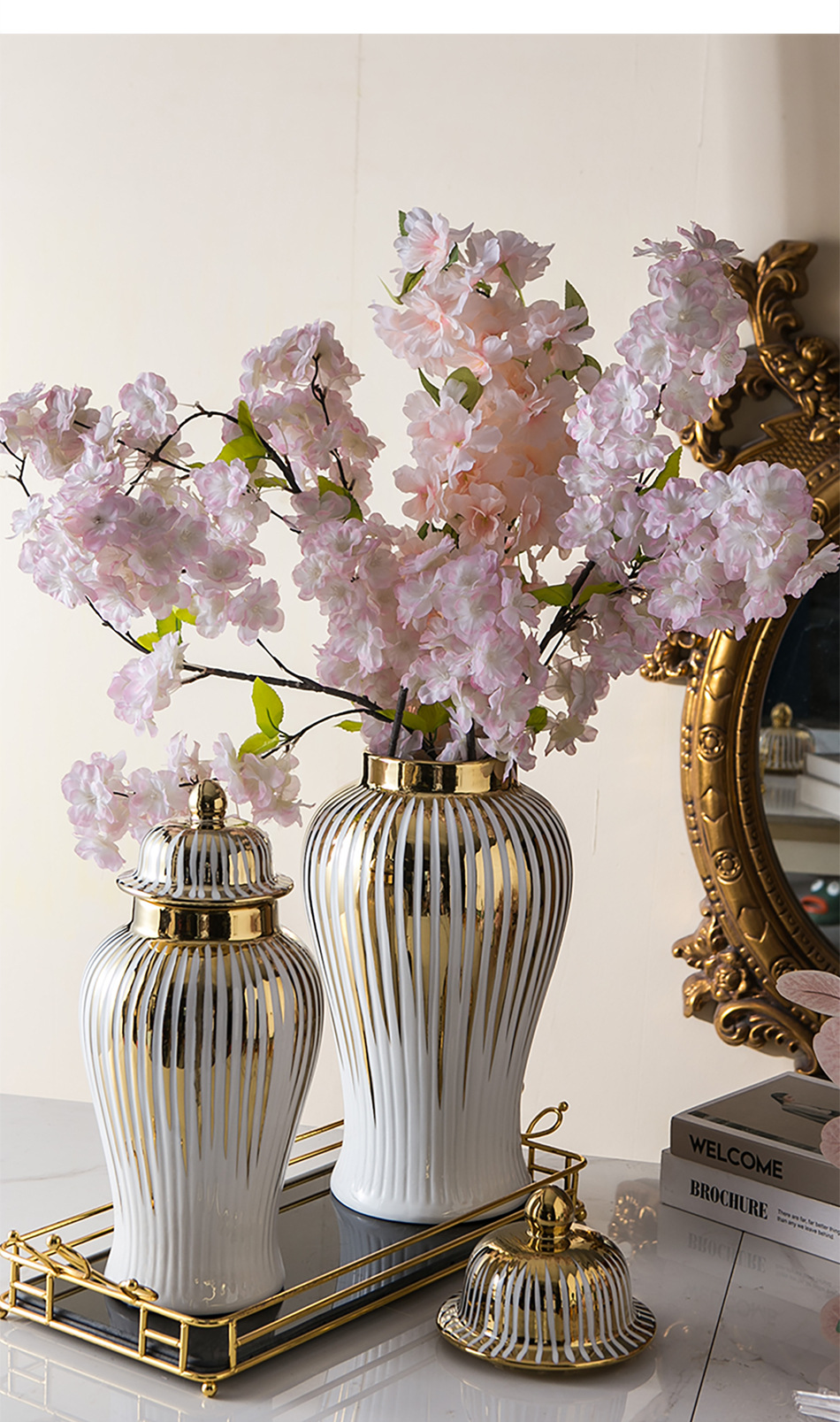 2025 New creative Wabi-sabi style light Luxury Art Ceramic Vase ins High appearance Level hotel and homestay decoration wholesale pic 12