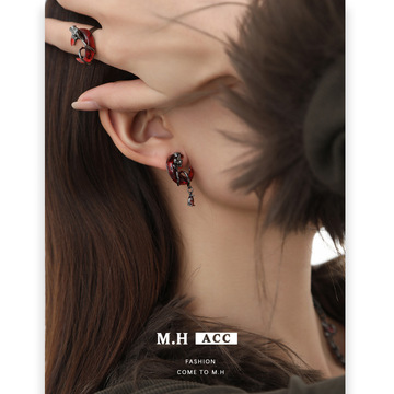 锆石珍珠耳环女批发高级感法式复古925银针耳钉跨境轻奢耳饰新品详情3