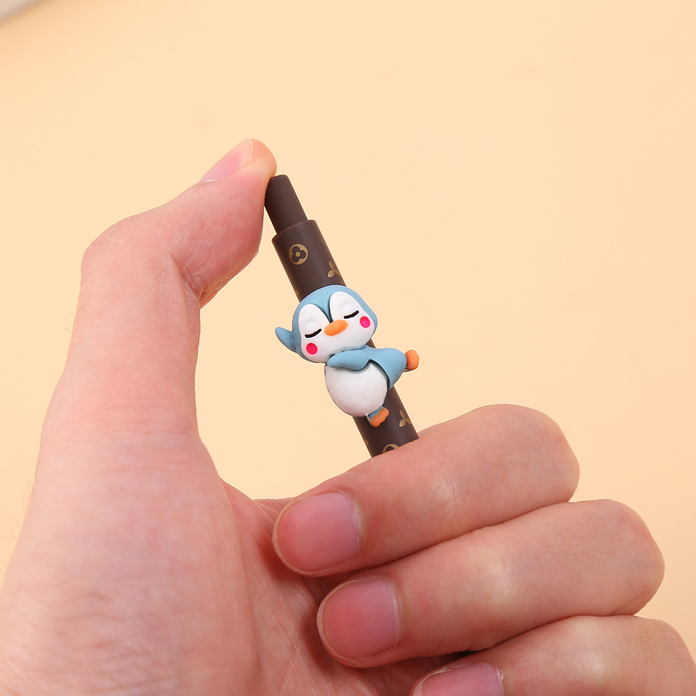 Zhongfan Box set Trendy pet Press Gel Pen 0.05m Cartoon Card Love Signature Pen, a pen for primary school students to write and take exams pic 8