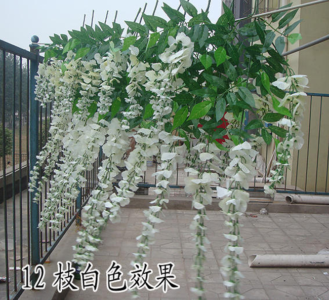 Long-branch delphinium, artificial hyacinth, artificial silk flower, single tall and long-branch wedding flowers for landscape direct sales pic 34