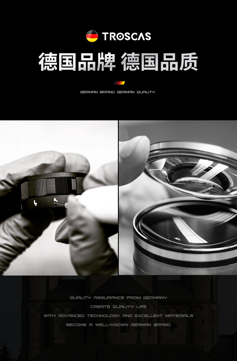 2022 New product: German TROSCAS Golden Eagle 12X50ED single-lens high-definition high-magnification telescope for mobile phone photography and bee hunting pic 3