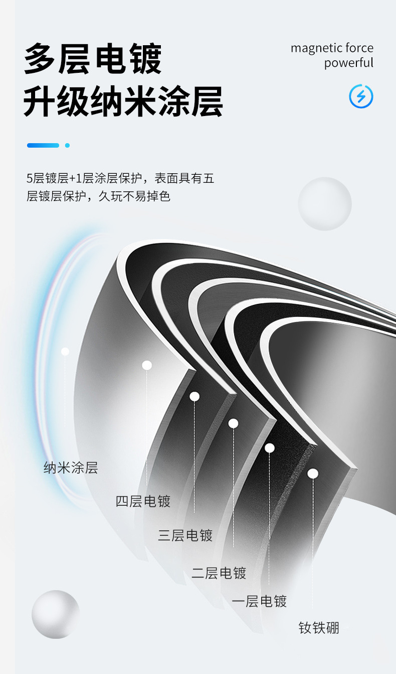 源头好货5mm彩色巴克球益智玩具解压磁力球磁力积木玩具厂家详情4