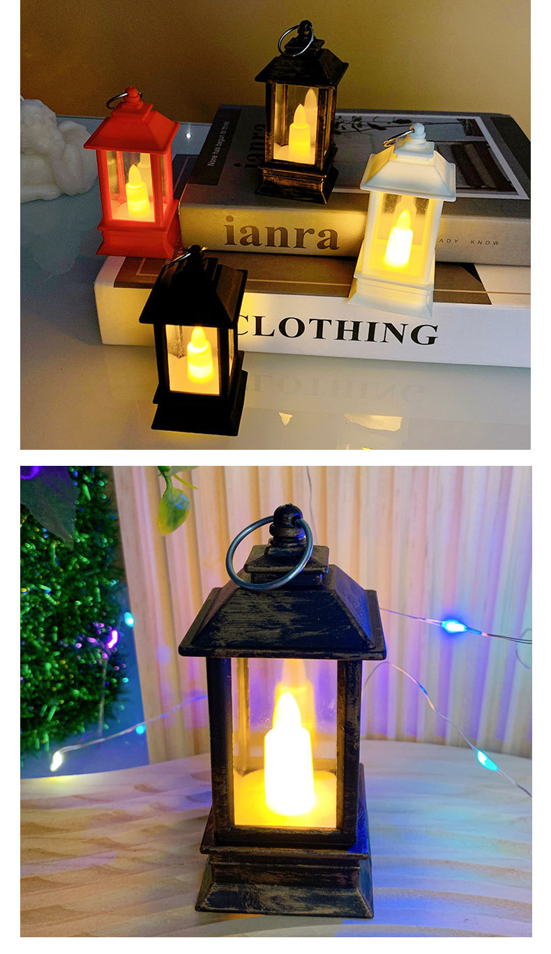 Mini wind lamps, small horse lamps, LED electronic candle lamps, home decoration gifts, Christmas decorations, retro ornaments pic 7
