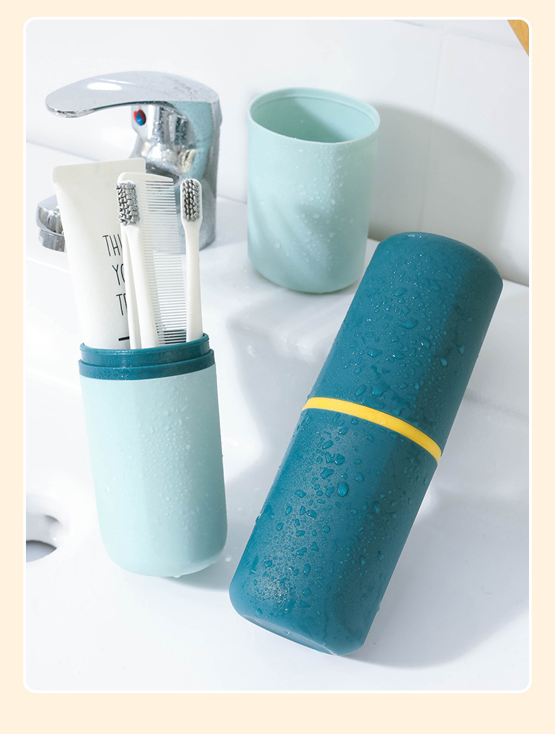 Y176-800 Simple home travel toiletry Cup, Tooth bucket, toothbrush, toothpaste storage box, dental kit box portable set pic 12