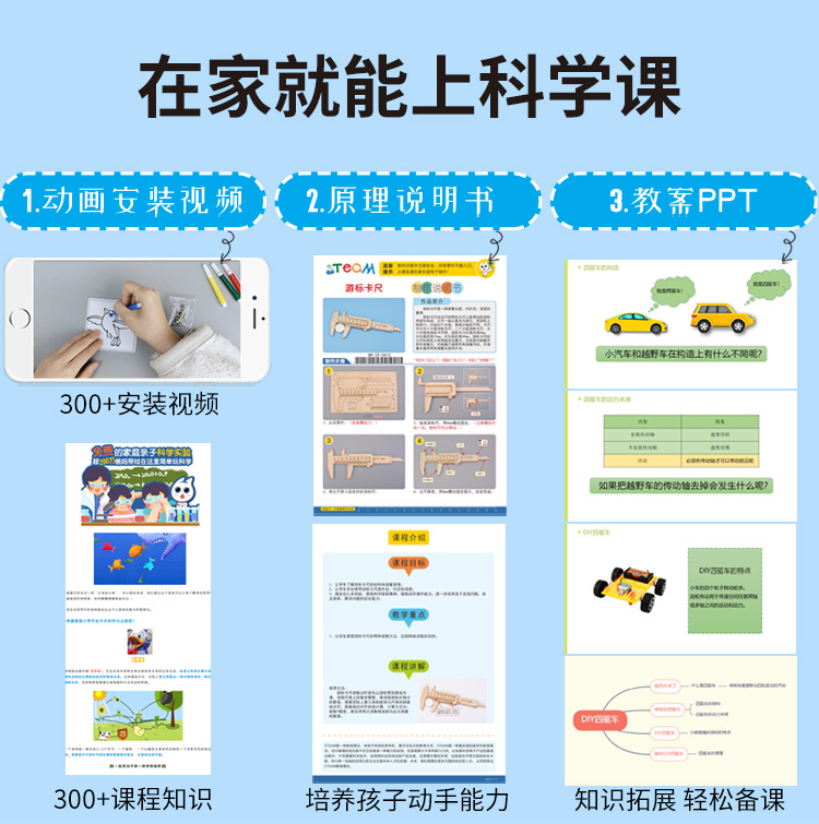 steam Technology Small Project Track Ball Model, cutting-edge science and education toys for primary school students, science experiment materials pic 15