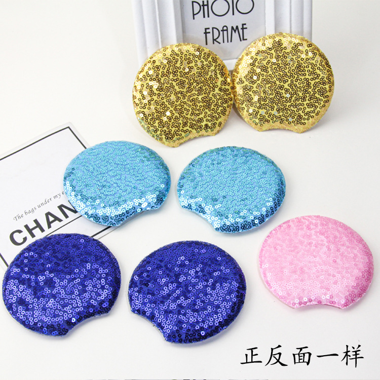 跨境热销亮片米奇耳朵发箍配件发带饰品材料儿童毛绒玩具服装辅料详情4